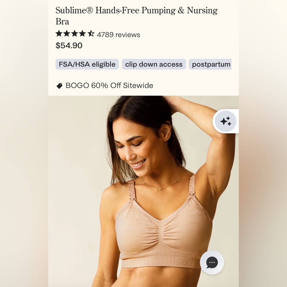 Kindred Bravely Sublime Pumping Bra